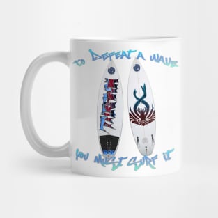 SW Thrawn Burgundy-Blue Surfboard Style v1 Mug